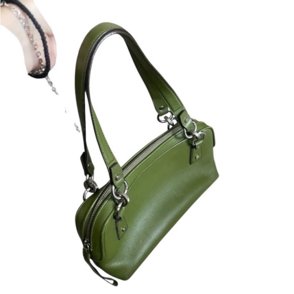 ANN TAYLOR Vintage Green Shoulder Bag - Picture 7 of 10